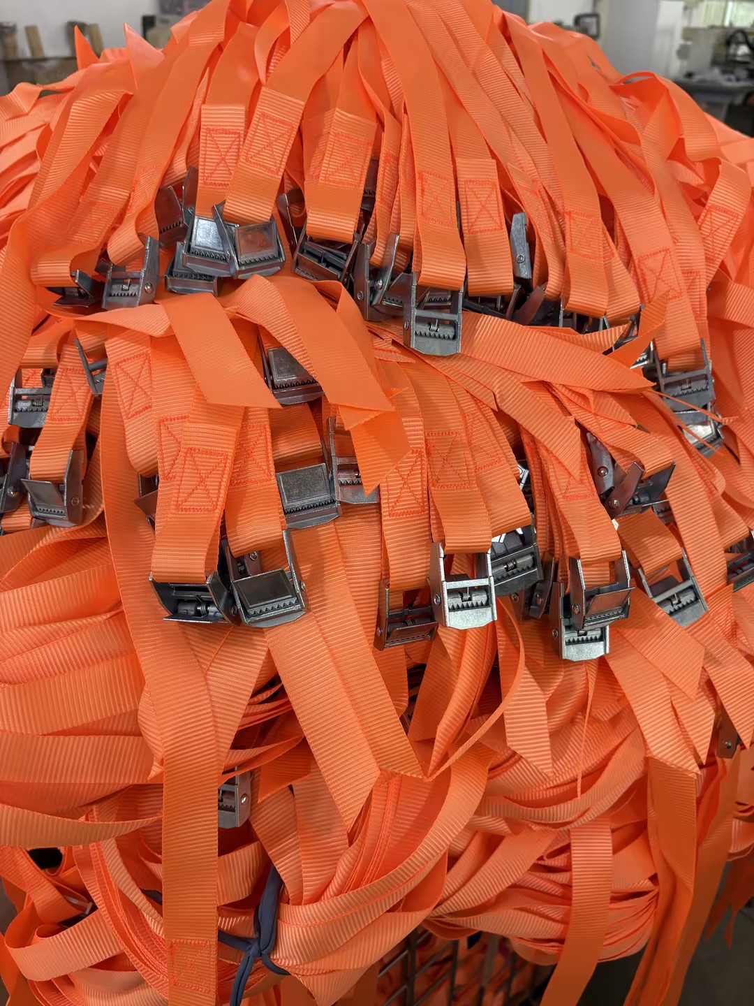 1inch cam buckle strap orange